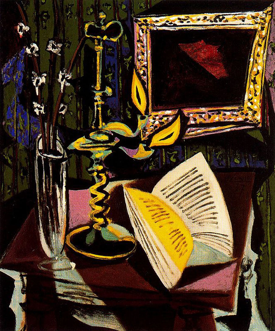 Picasso Still life with candlestick 1937
